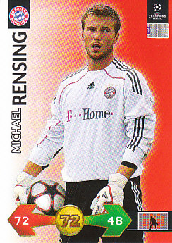 Michael Rensing Bayern Munchen 2009/10 Panini Super Strikes CL #110